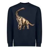 Navy Brachiosaurus Heavyweight Sweatshirt - LillyAllenDesigns