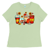 Matcha firefighter coffee cups Ladies Tee - Zillion Design Studio