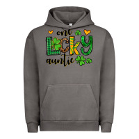 Pigment Tornado One lucky auntie St. Patrick's Urban Hoodie - OliviaCreatesArt
