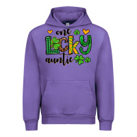 Tulip One lucky auntie St. Patrick's Urban Hoodie - OliviaCreatesArt