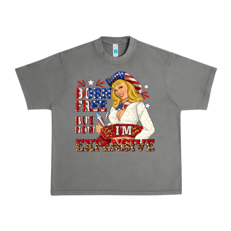 Born Free But Now Im Expensive Urban Heavy Tee by NancyCooperArtShop | Teevron