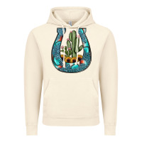 Vintage Artic cactus horseshoe Vintage Hoodie - JahusDesignShop
