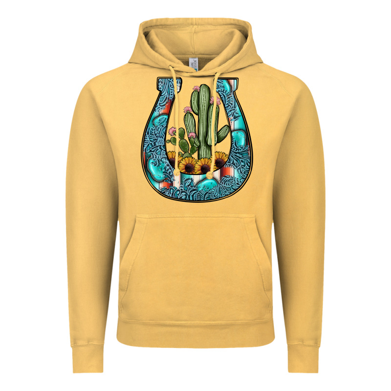 Cactus Horseshoe Vintage Hoodie by JahusDesignShop | Teevron