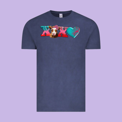 Xoxo Guarnsey Cow Vintage Tee Designed By Adodesignshop