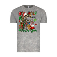 Cloud Rock ho ho holy shit what a year christmas skeleton Vintage Tee - Jasminsmagicworld