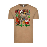 Vintage Coffee ho ho holy shit what a year christmas skeleton Vintage Tee - Jasminsmagicworld