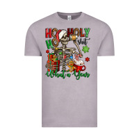 Vintage Zinc ho ho holy shit what a year christmas skeleton Vintage Tee - Jasminsmagicworld