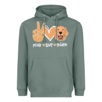 Sage Peace Love Golden Heavyweight Hoodie - Bettercallsaul