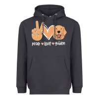 Smoke Peace Love Golden Heavyweight Hoodie - Bettercallsaul