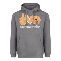Storm Peace Love Golden Heavyweight Hoodie - Bettercallsaul