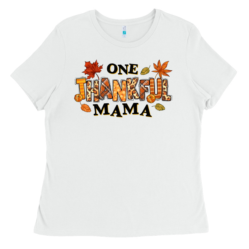 One Thankful Mama Ladies Tee by texasbilliewilder | Teevron