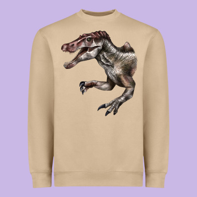 Spinosaurus Face Heavyweight Sweatshirt Designed By Lillyallendesigns