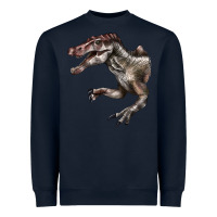 Navy Spinosaurus Face Heavyweight Sweatshirt - LillyAllenDesigns