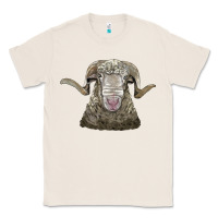 Natural rambouillet sheep head Classic Tee - LillyAllenDesigns