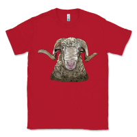Red rambouillet sheep head Classic Tee - LillyAllenDesigns