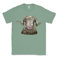 Sage rambouillet sheep head Classic Tee - LillyAllenDesigns