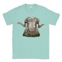 Seafoam rambouillet sheep head Classic Tee - LillyAllenDesigns