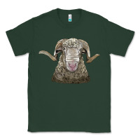 Sports Green rambouillet sheep head Classic Tee - LillyAllenDesigns