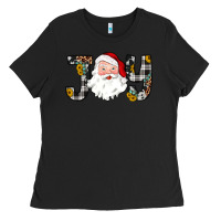 Joy Santa Ladies Tee | Teevron