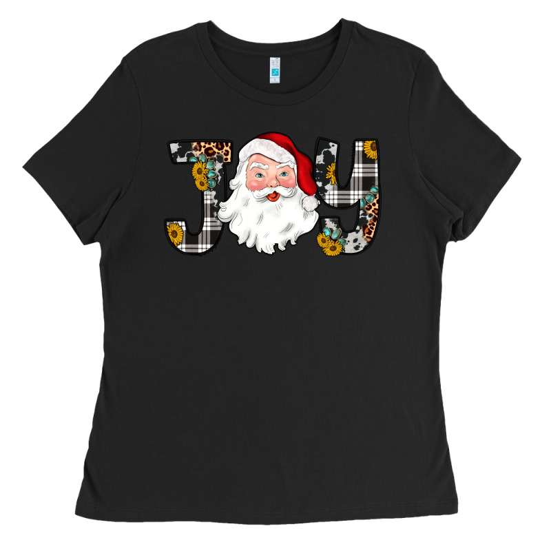 Joy Santa Ladies Tee by JahusDesignShop | Teevron