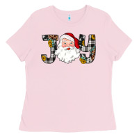 Bubblegum Pink joy santa Ladies Tee - JahusDesignShop