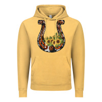 Vintage Mustard horseshoe sunflower Vintage Hoodie - JahusDesignShop