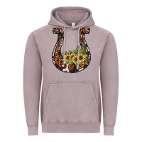 Vintage Zinc horseshoe sunflower Vintage Hoodie - JahusDesignShop