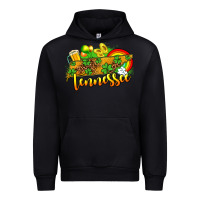 Black St. Patrick's Tennessee map Urban Hoodie - OliviaCreatesArt