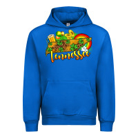 Cobalt St. Patrick's Tennessee map Urban Hoodie - OliviaCreatesArt