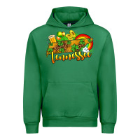 Emerald St. Patrick's Tennessee map Urban Hoodie - OliviaCreatesArt