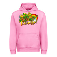 Fuchsia Pink St. Patrick's Tennessee map Urban Hoodie - OliviaCreatesArt