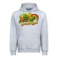Heather Grey St. Patrick's Tennessee map Urban Hoodie - OliviaCreatesArt