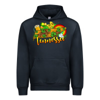 Navy St. Patrick's Tennessee map Urban Hoodie - OliviaCreatesArt