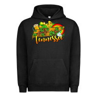Pigment Black St. Patrick's Tennessee map Urban Hoodie - OliviaCreatesArt