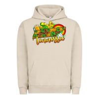 Pigment French Oak St. Patrick's Tennessee map Urban Hoodie - OliviaCreatesArt
