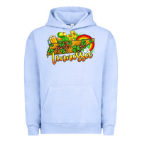 Pigment Grape Ice St. Patrick's Tennessee map Urban Hoodie - OliviaCreatesArt