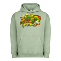 Pigment Oil Green St. Patrick's Tennessee map Urban Hoodie - OliviaCreatesArt