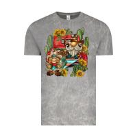 Cloud Rock western gnome truck cactus sunflower Vintage Tee - BarkalooDesign
