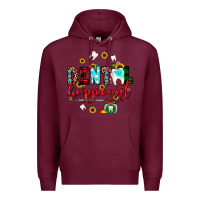 Burgundy Christmas dental hygienist Premium Hoodie - JahusDesignShop