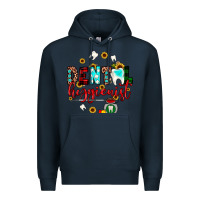 Navy Christmas dental hygienist Premium Hoodie - JahusDesignShop