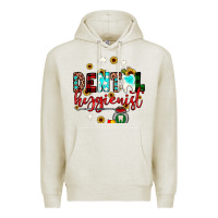 Oatmeal Heather Christmas dental hygienist Premium Hoodie - JahusDesignShop