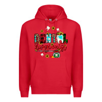Red Christmas dental hygienist Premium Hoodie - JahusDesignShop