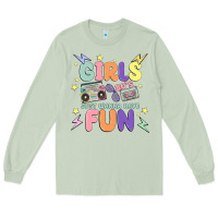Matcha girls just wanna have fun Long Sleeve Tee - MaliasSmallBusiness