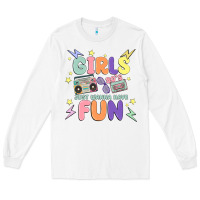White girls just wanna have fun Long Sleeve Tee - MaliasSmallBusiness