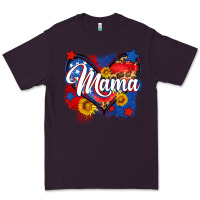 Plum American mama heart Premium Tee - Neo Western