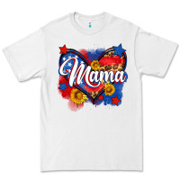 White American mama heart Premium Tee - Neo Western