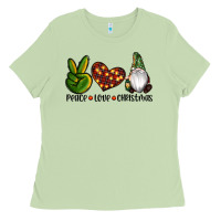Matcha peace love gnomes christmas Ladies Tee - RanaPortraitStore