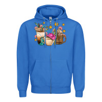 True Royal Western Cowgirl Coffee Cup Bbs Zipper Hoodie - BundleAndBundleShop