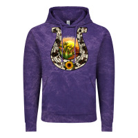 Cloud Purple horseshoe sunset Vintage Hoodie - JahusDesignShop