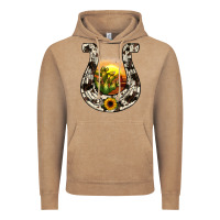 Vintage Coffee horseshoe sunset Vintage Hoodie - JahusDesignShop